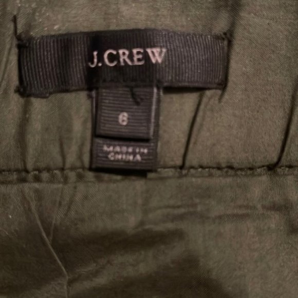 J. Crew Green Floral Embroidered Tie-Waist Mini Skirt - Picture 9 of 11